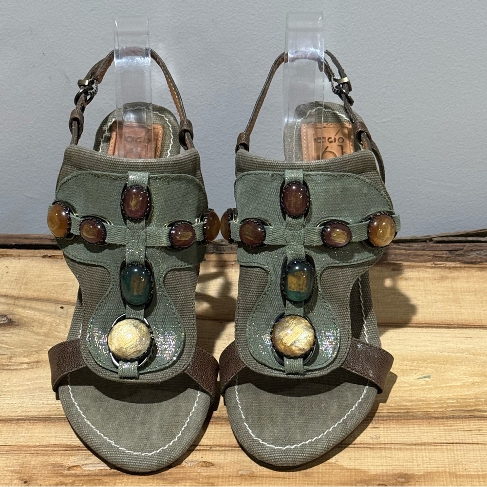 Bacio 61 women’s Carugo slingback heel sandal Size 8.5 B100 - Picture 4 of 12